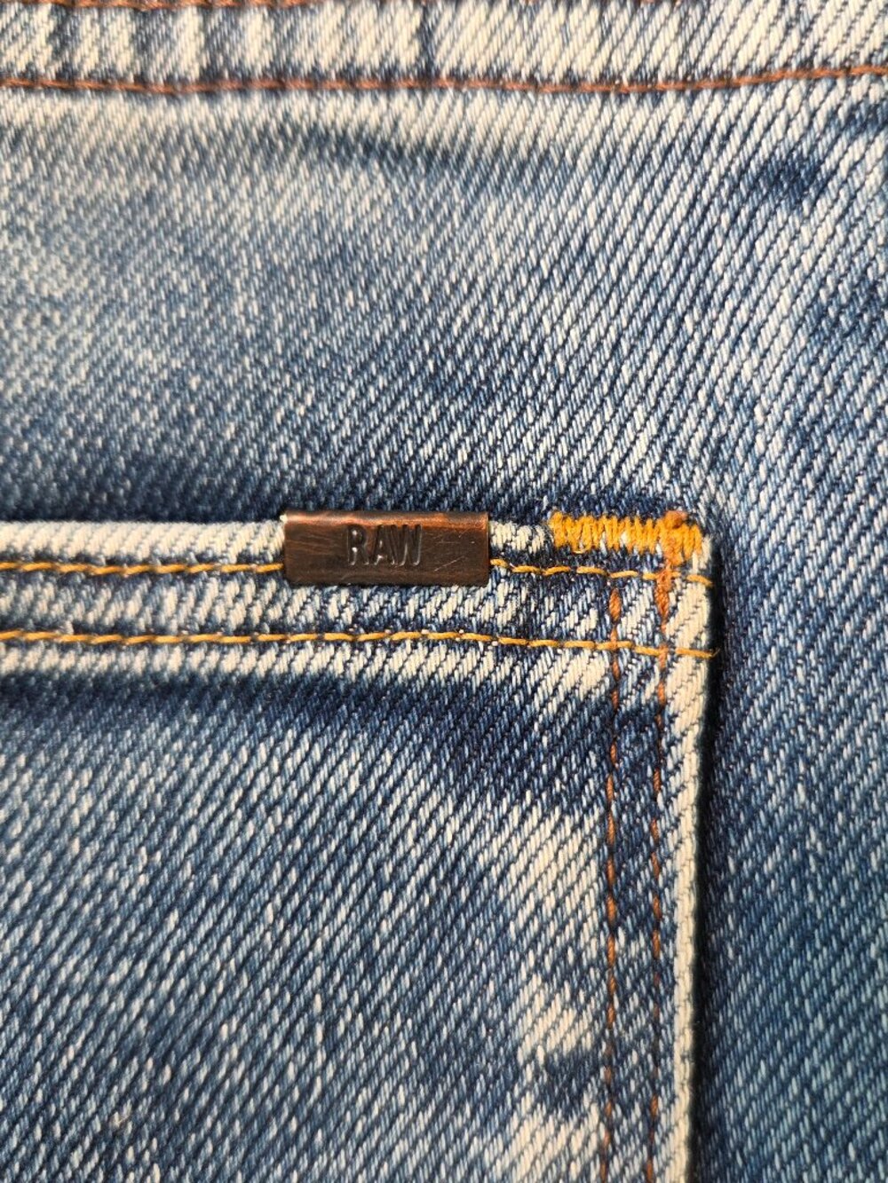 G-Star RAW ARC 3D Slim Jeans Men's 34x32 Blue Distressed Barrel Tapered Denim - Picture 11 of 14